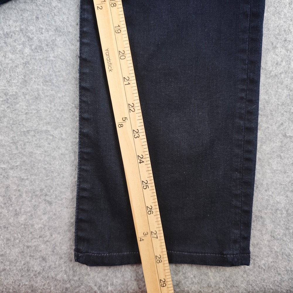 7 For All Mankind Jeans Mens 28x28 The Straight Leg Dark Wash Denim Stretch - Picture 3 of 10